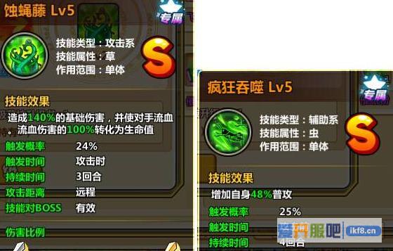 小小精灵蚀尖牙笼技能属性介绍