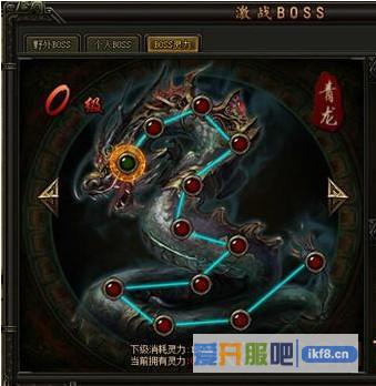 铁血皇城BOSS灵力BOSS灵力怎么升级