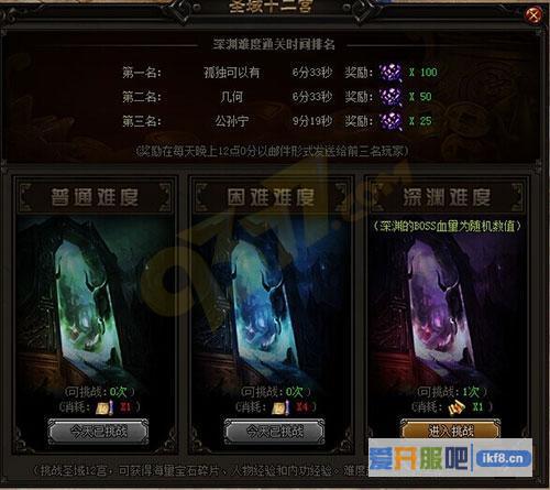 赤月传说2十二宫
