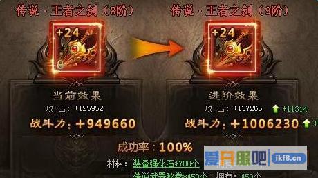 剑雨江湖9阶红装进阶数据解读