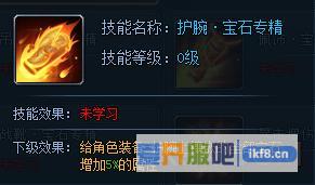 神仙劫护腕宝石专精