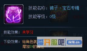 神仙劫裤子宝石专精