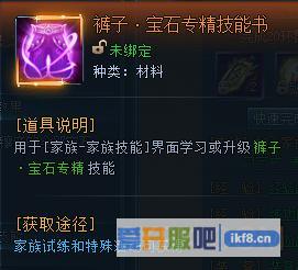 神仙劫裤子宝石专精