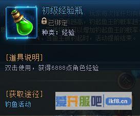 神仙劫初级经验瓶