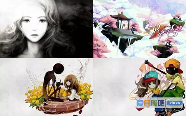 两款游戏的原创插图