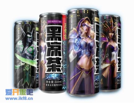 王老吉黑凉茶携手暴雪游戏 “风暴英雄罐”面世